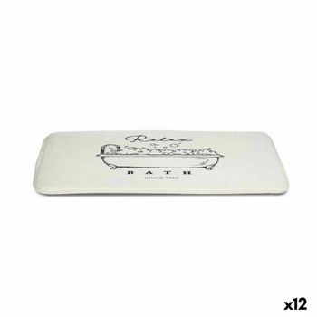 Alfombra De Baño Relax Bath Blanco 40 X 1,5 X 60 Cm (12 Unidades)