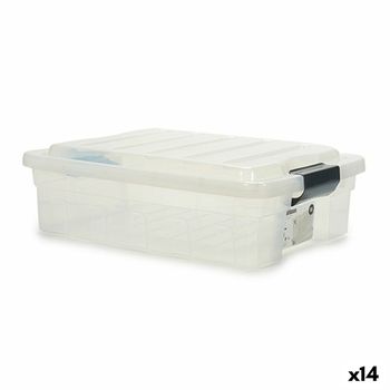 Caja De Almacenaje Con Tapa Infantil Animales Plástico 22 L 30 X