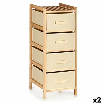 Cajonera Con Ruedas Kökar Incl. Portaetiquetas Acero 48 X 28 X 41 Cm -  Blanco Mate [en.casa] con Ofertas en Carrefour