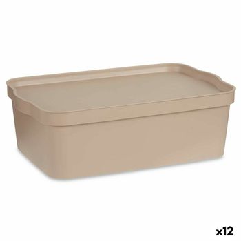 Caja de Almacenaje con Tapa Confortime Cartón 40 X 25 X 20 cm (20 Unidades)  