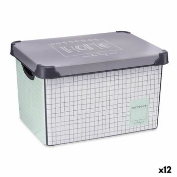 Caja Almacenaje Eurobox M Plástico 35x27x22 16l Eco Grafito