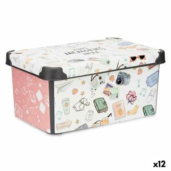 Cajas De Almacenaje 2 Unidades Tela Color Crema 43x34x23 Cm Vidaxl con  Ofertas en Carrefour