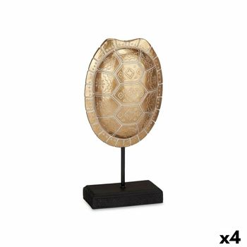 Figura Decorativa Tortuga Dorado 17,5 X 36 X 10,5 Cm (4 Unidades)