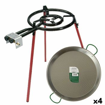 Paellero De Gas Ø 46 Cm Set Metal (4 Unidades)