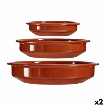 Cazuela Ø 38 Cm Barro Cocido (4 Unidades) con Ofertas en Carrefour