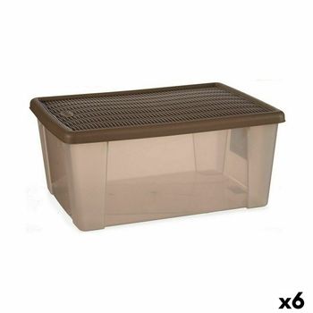 Caja De Almacenaje De Tela No Tejida 28 X 28 Cm - Pack De 2 - L 28 X A 28 X  H 28 Cm con Ofertas en Carrefour