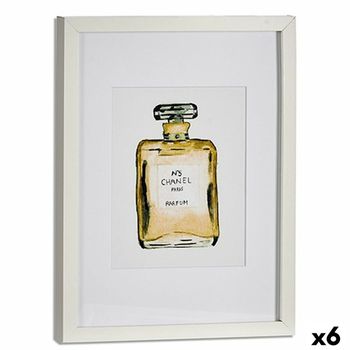 Cuadro Ch Nº5 Perfume Vidrio Aglomerado 33 X 3 X 43 Cm (6 Unidades)