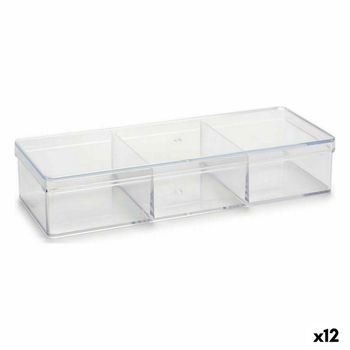 Plastic Forte - Organizador de Nevera Rectangular Belay Frigo Transparente