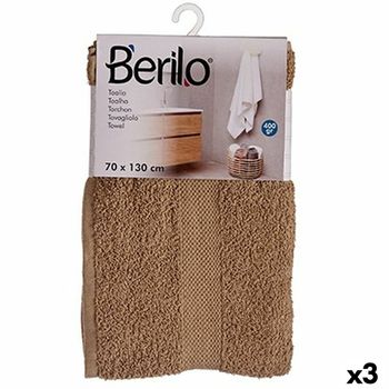 Toalla De Baño Camel 70 X 130 Cm (3 Unidades)