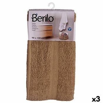 Toalla De Baño 90 X 150 Cm Camel (3 Unidades)