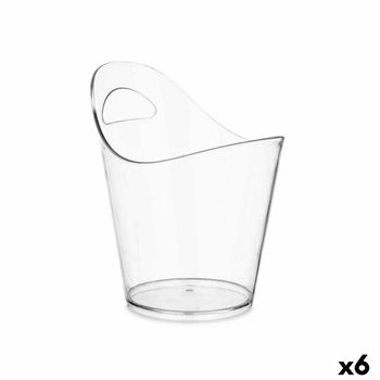 Cubitera Transparente Plástico 5 L (6 Unidades)