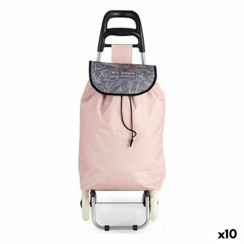 Carro De Compra Rosa 3,3 L 20 X 95 X 34 Cm (10 Unidades)