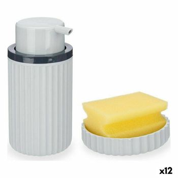 Set De Cocina 3 Piezas Gris Plástico (12 Unidades)