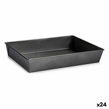 Molde Rectangular Gris Oscuro Metal 24 X 6,5 X 36,5 Cm (24 Unidades)