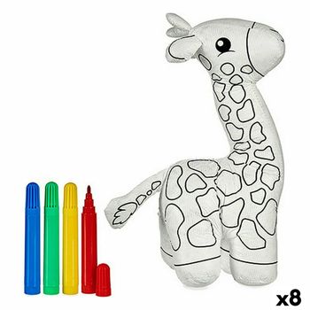 Peluche Para Colorear Jirafa (8 Unidades)