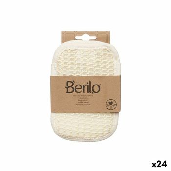 Manopla De Baño Blanco Beige (24 Unidades)