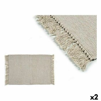 Alfombra Beige 10 X 10 X 40 Cm 180 X 120 X 1 Cm (2 Unidades)