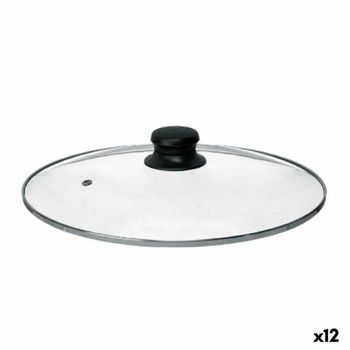 Tapa Para Olla 28 Cm Cristal Plateado (12 Unidades)