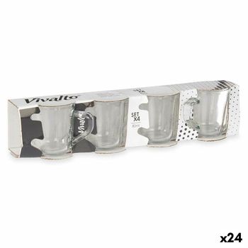 Juego De Tazas De Café Lav Roma 95 Ml Cristal (6 Pcs) con Ofertas en  Carrefour