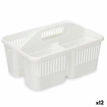 Organizador Limpieza Blanco Plástico 31,3 X 18 X 22 Cm (12 Unidades)