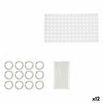 Set De Baño Transparente Pvc Polietileno Eva (12 Unidades)