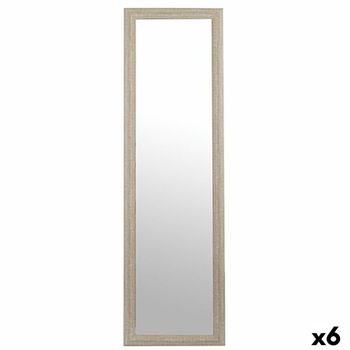 Espejo Gris Madera Cristal 38,3 X 3 X 135 Cm (6 Unidades)