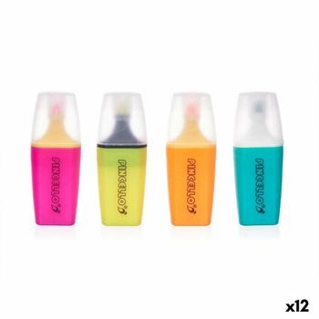 Set De Marcadores Fluorescentes Multicolor (12 Unidades)