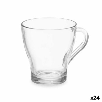 Juego De Tazas De Café Vivalto Transparente Metal Cristal (240 Ml) (3  Piezas) (8,5 X 10,5 X 33 Cm) con Ofertas en Carrefour