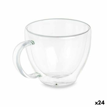 Taza Transparente Vidrio De Borosilicato 140 Ml (24 Unidades)