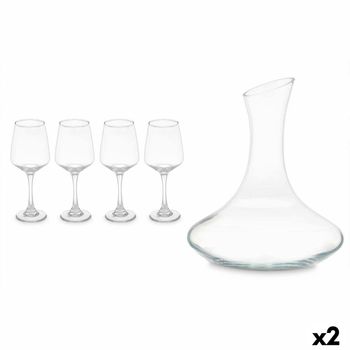 Set De Vino Transparente Vidrio 420 Ml 1,8 L (2 Unidades)