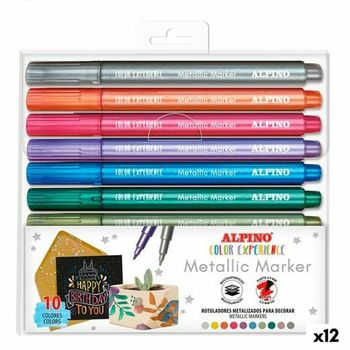 Set De Rotuladores Alpino Textil Maker Multicolor (12 Unidades) con Ofertas  en Carrefour