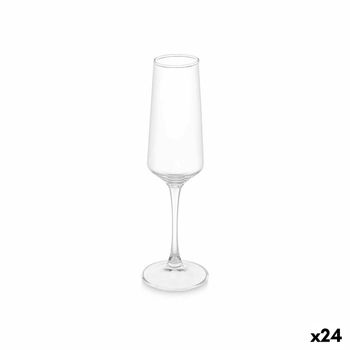 Copa De Champán Transparente Vidrio 250 Ml (24 Unidades)