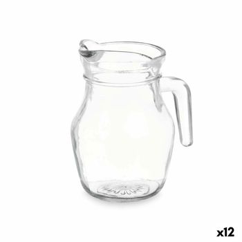 Jarra Transparente Vidrio 500 Ml (12 Unidades)