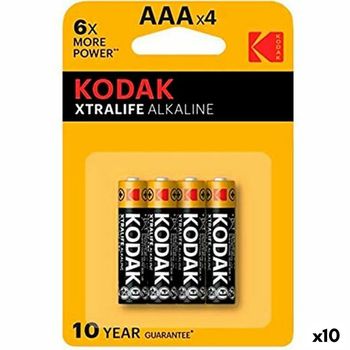 Pilas Kodak Xtralife Lr03 Aaa 4 Piezas (10 Unidades)