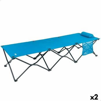 Cama Plegable Aktive Azul Camping