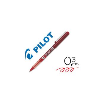 Rotulador Pilot Roller V-ball Rojo 05 Mm 12 Unidades