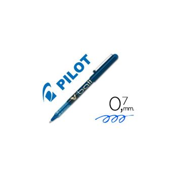 Rotulador Pilot Roller V-ball Azul 07 Mm 12 Unidades