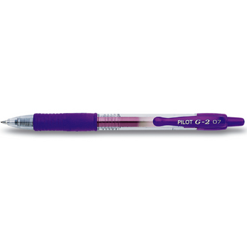 Pilot Bl-g2-7-v G207 -boligrafo  De Punta Redondaretractil  (punta De 0,7 Mm), Color Violeta Ãºnica