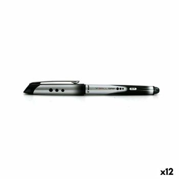 Boligrafo De Tinta Líquida Pilot V Ball Grip 0,7 Mm Negro (12 Unidades)