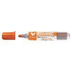 Pilot Rotulador Recargable Vboard  Trazo 1.8 Mm Punta Fibra Tinta Liquida Naranja Wbm...