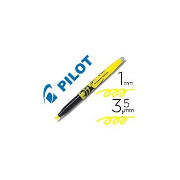 Rotulador Pilot Frixion Light Borrable Punta De Fibra Color Amarillo 12 Unidades