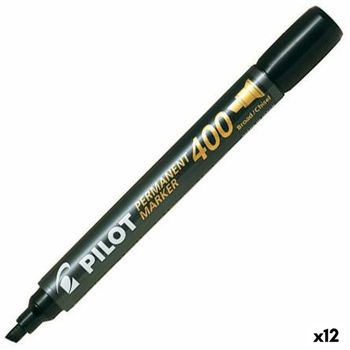 Rotulador Permanente Pilot Sca-400 Negro (12 Unidades)