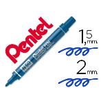 Rotulador Pentel Permanente N50 Azul Punta Conica 4 3 Mm (pack De 12)