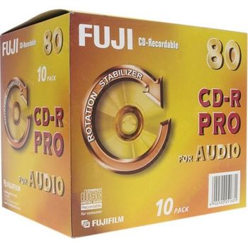 Fujifilm Cd-r Audio Pro 80 Min, 10-pk 700 Mb 10 Pz