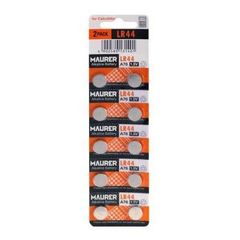 Maxell Ag13 1.5v Pila De Boton Alcalina 10 Uds (lr44)