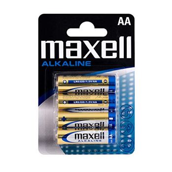 Blister Maxell Cuatro Pilas Alcalinas Aa Lr-06