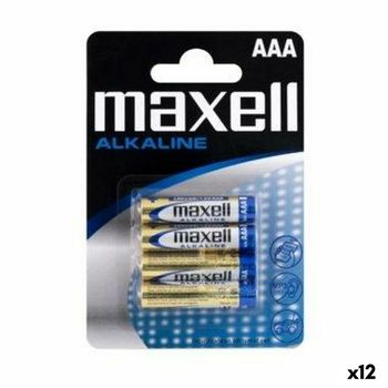 Pilas Alcalinas Maxell 723671 Aaa Lr03 1,5 V (12 Unidades)