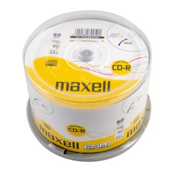Maxell Cd-r 52x 700mb 50 Uds