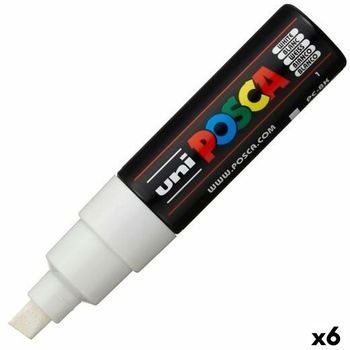 Marcador Posca Pc-8k Blanco (6 Unidades)