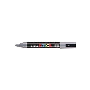 Uniball Marcador Posca Pc-5m Gris -12u-